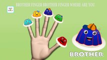 JELLY GUMMY Finger Family | Jelly Finger Family Cartoon Animation Children Nursery Rhymes In 3D