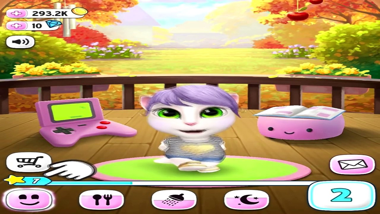 My Talking Angela Great Makeover iPhone, iPad Gameplay for Kids and Children