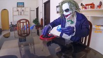 Frozen Elsa Vs Joker Oreo Prank | Funny Cookie Prank Superhero Fun in Real Life | Superheroes Movie