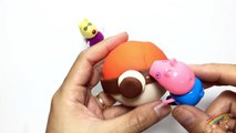 Peppa pig Toys & Play Doh!! - Make Pokeball playdoh frozen clay kids Videos st2