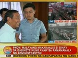 UB: PNoy: Malayang makaaalis si Binay sa Gabinete kung ayaw sa pamamahala ng administrasyon