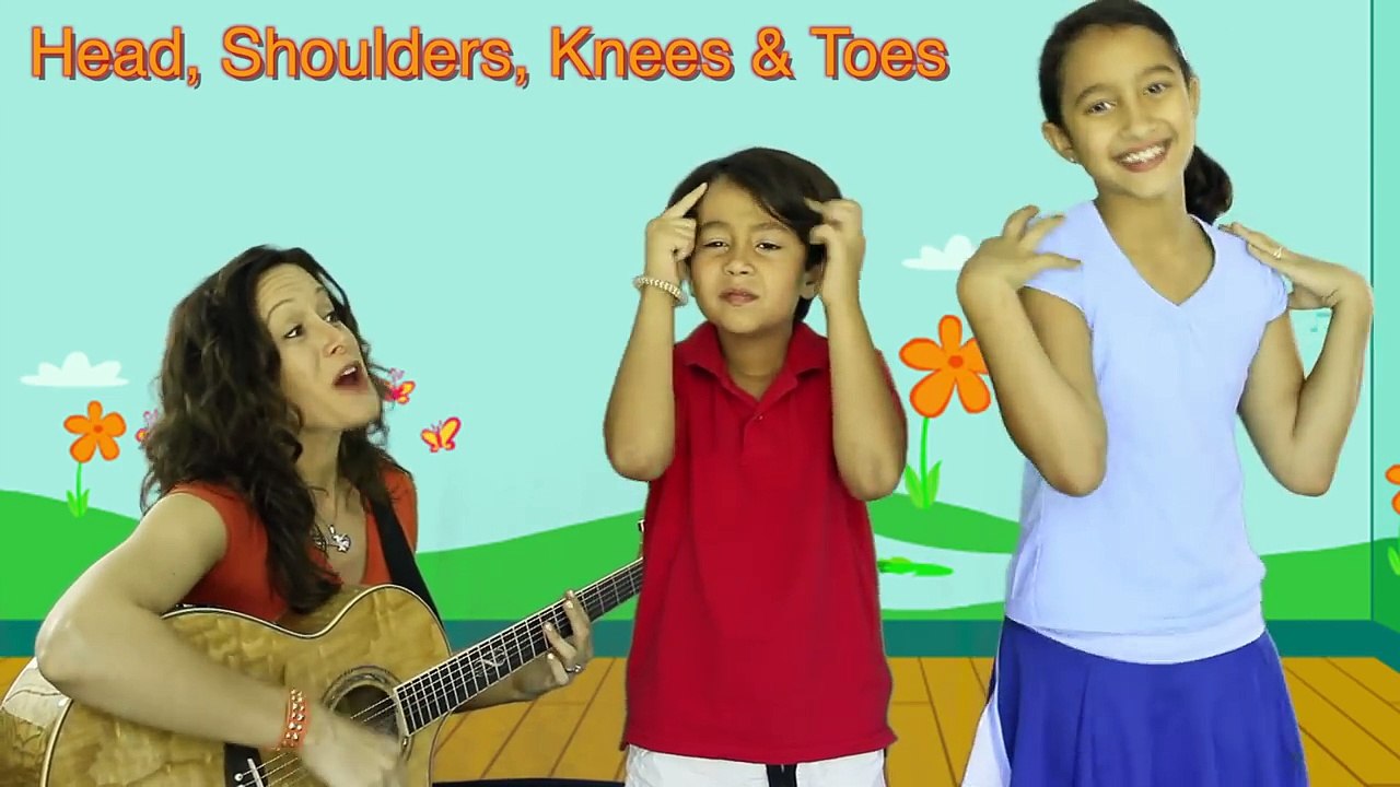 Head, Shoulders, Knees and Toes Childrens song Patty Shukla video