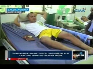 Saksi: Video ng mga umano'y sundalong sumasailalim sa hazing, iniimbestigahan na ng AFP
