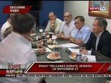 SONA: Binay-Trillanes debate, ikinasa sa Nov. 27