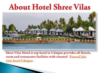 Hotel lake view resort Udaipur