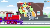 The Train - Learn Numbers & Shapes - Trains cartoons - Educational Videos for Kids