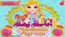 Baby Barbie Game - Barbie Disney Princess Pets - Dora the Explorer
