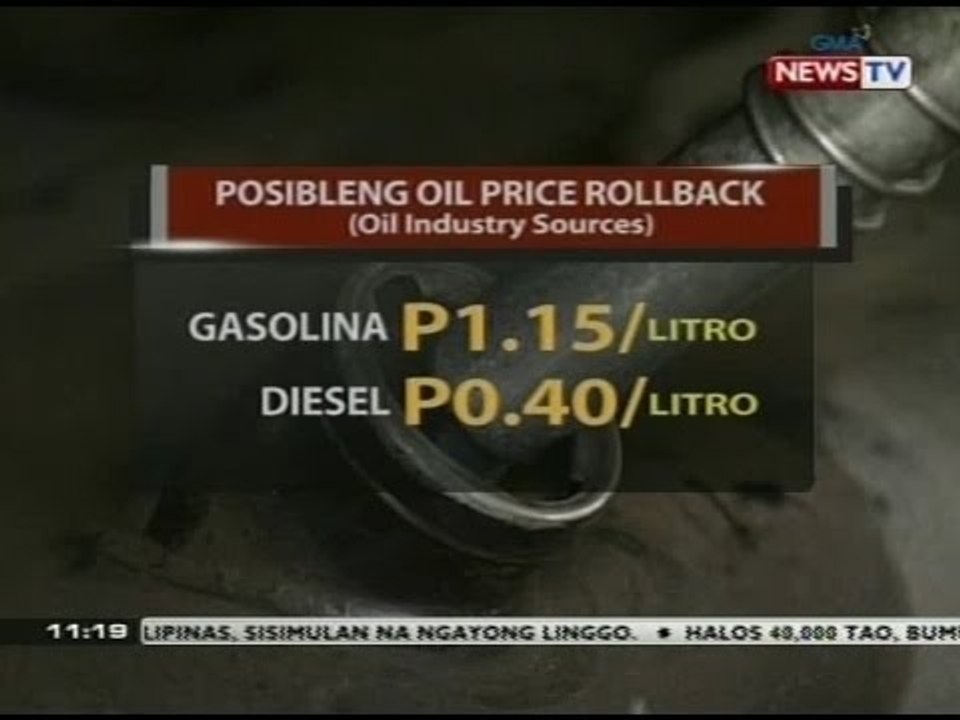 NTVL: Oil price rollback