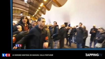 Primaire à gauche - Manuel Valls : Son meeting une nouvelle fois perturbé (Vidéo)