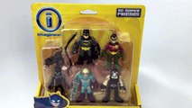 Imaginext Batman Robin Bane Mr Freeze Cat Woman Disney Pixar Cars Lightning McQueen Toy Cars Movie!