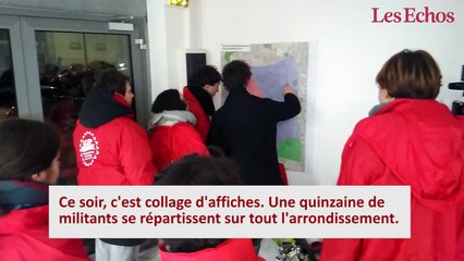 Les petites mains de la présidentielle : avec les colleurs d’affiches de Benoît Hamon