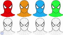 Изучаем цвета с Человек-Паук | Человек-Паук Раскраска цвета учим цвета на английском языке
