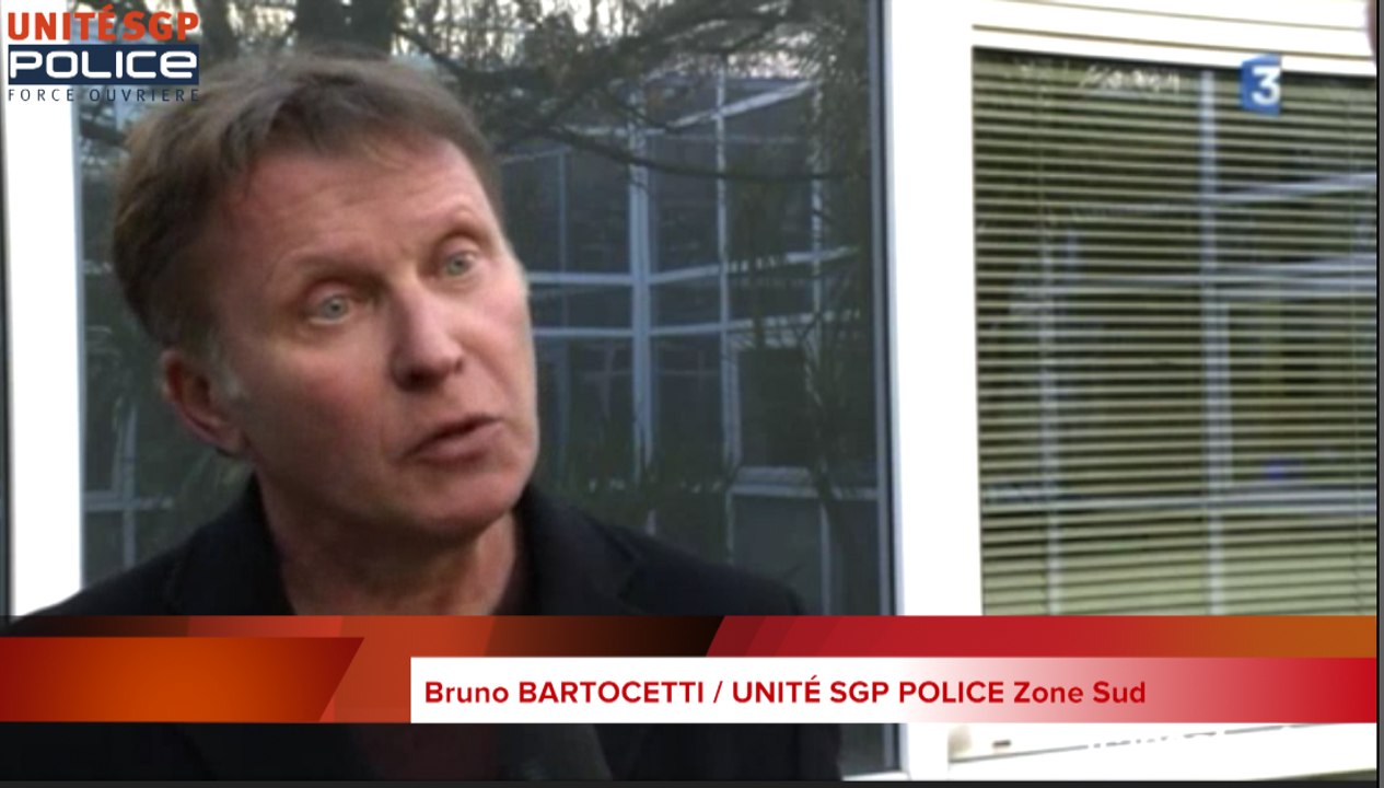 Gros malaise des Policiers dans l'Hérault - Bruno BARTOCETTI sur France 3