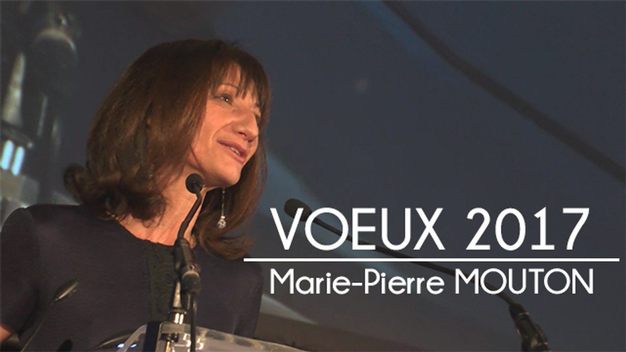 Voeux 2017 : Marie Pierre Mouton, maire de Pierrelatte