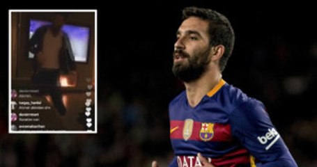 Arda Turan, Real Madrid Kalesine Atak Yapılırken Heyecanlandı, Yerinden Kalktı