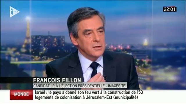 François Fillon au 20h de TF1: Cette polémique est abjecte. Ma femme travaille pour moi depuis 1981