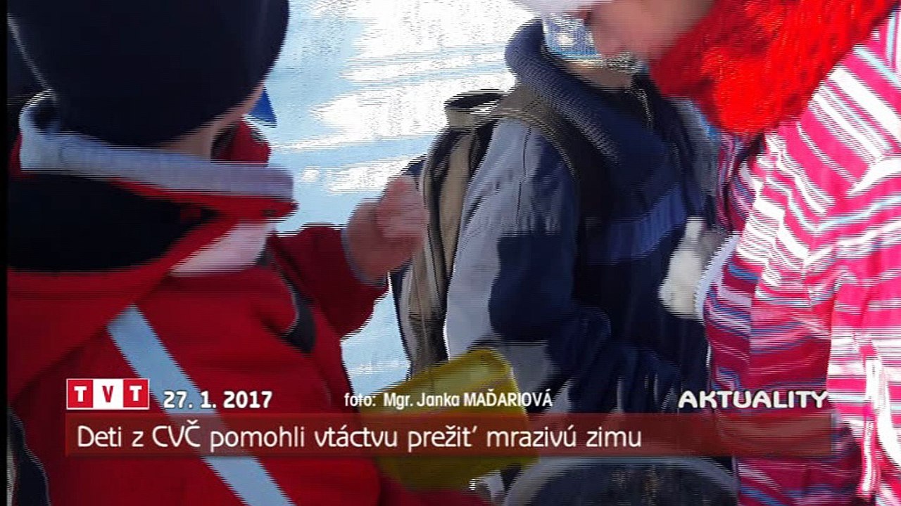 Deti z CVČ pomohli vtáctvu prežiť mrazivú zimu
