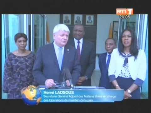 Le ministre Hamed Bakayoko représentant le 1er Ministre Duncan a echangé avec le SGA de l`ONU