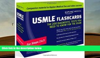Read Online  Kaplan Medical USMLE Flashcards: The 200 Diagnostic Tests You Need to Know for the