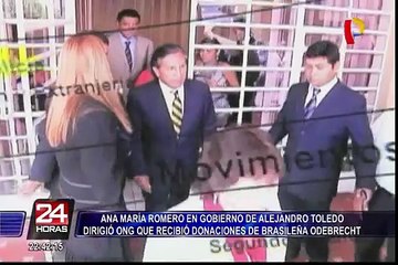 Ana María Romero dirigió ONG de Alejandro Toledo que recibió dinero de Odebrecht