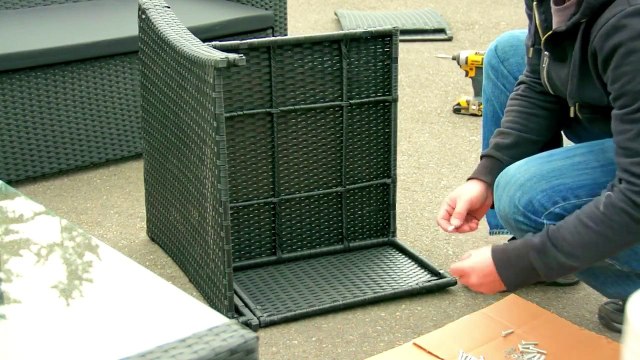 ALEKO® Caprera Set Rattan Wicker Furniture