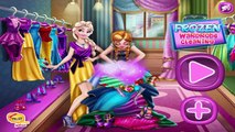 Frozen Wardrobe Cleaning - Disney Princess Elsa and Anna Dress Up Games For Kids
