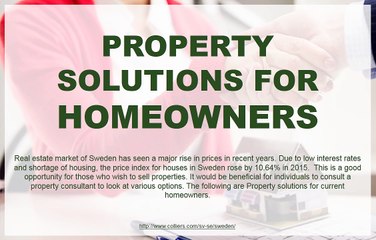 Three property solutions for homeowners