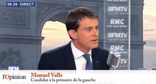 Manuel Valls : «Si Benoît Hamon gagne, je m’effacerai mais je ne pourrai pas défendre son programme»