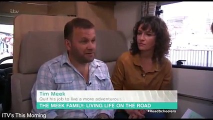 Meet the Meek family who educate their daughters on the road