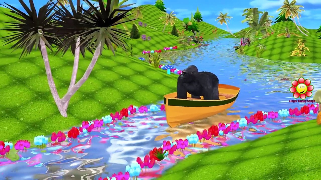 Animals Cartoons For Children | Finger Family | Shark Lion Elephant And More Nursery Rhymes