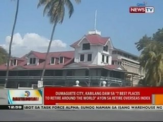 Dumaguete City, kabilang daw sa '7 best place to retire around the world'