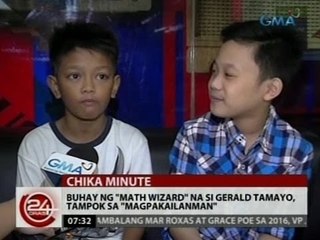 24Oras: Buhay ng "Math Wizard" na si Gerald Tamayo, tampok sa "Magpakailanman"