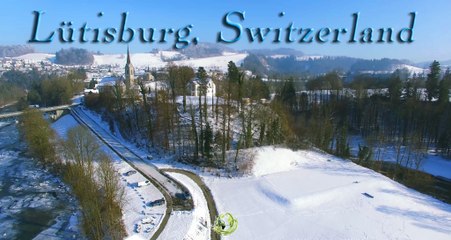 Lütisburg en Dron, Suiza. 4k Switzerland in Dji Phantom 3