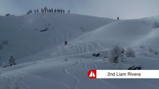 2nd place Liam Rivera - Snowboard Men - Verbier Freeride Week Junior 2* 2017