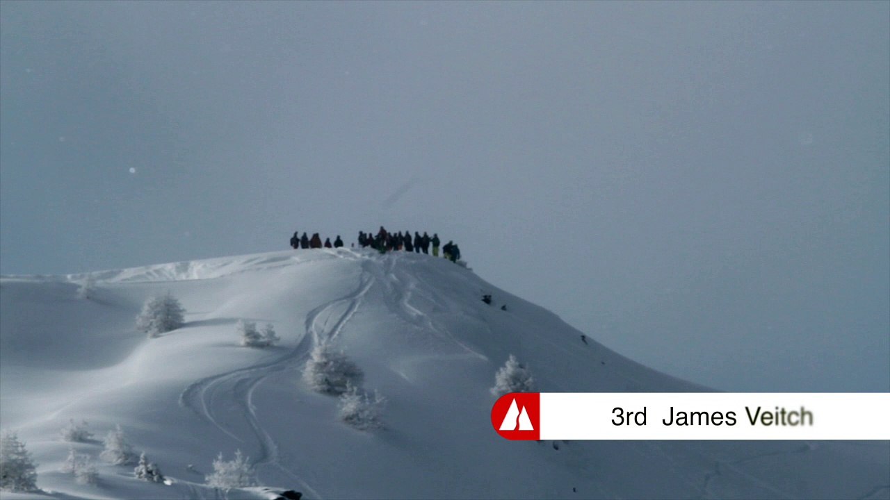 3rd place James Veitch - - Snowboard Men - Verbier Freeride Week Junior 2* 2017