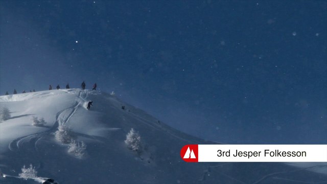 3rd place Jesper Folkesson - Ski Men - Verbier Freeride Week Junior 2* 2017