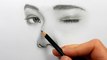 Timelapse | Drawing, shading and blending a face with Faber Castell graphite pencils | Emmy Kalia
