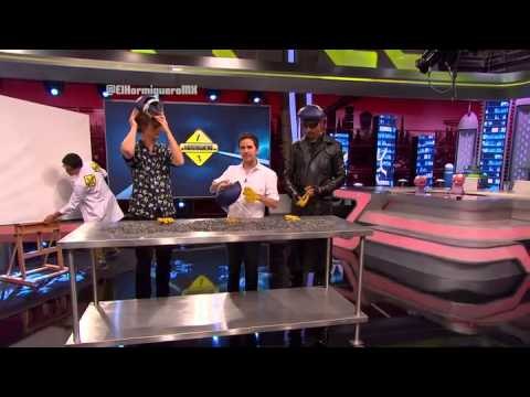 Matthew Gray Gubler y Mau dibujan con clavos