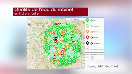 A LA UNE/ 6% des tourangeaux boivent une eau polluée