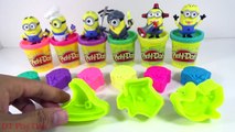 Play Dough and Learn Colors with Minions - Halloween Molds Fun and Creative for Kids