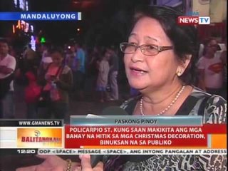 BT: Policarpio St. sa Mandaluyong na sikat sng mga Christmas decors, bukas na
