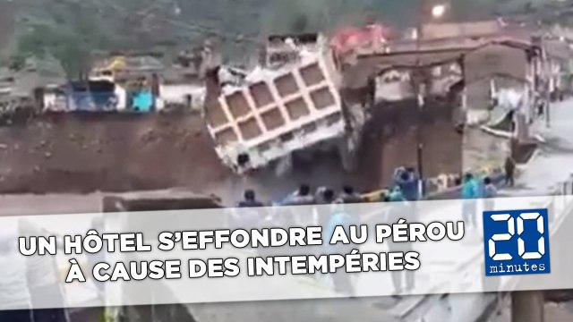 Pérou: Un hôtel s'éffondre à cause des intempéries