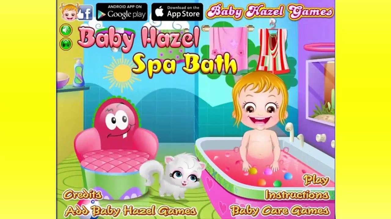 Baby Hazel Games To Play Online Free ❖ Baby Hazel Spa Bath