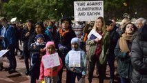 ABD Ile Meksika Sınırında Yapılacak Duvar ve Göçmen Yasağı Protesto Edildi - Los Angeles