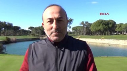 Antalya- Bakan Çavuşoğlu Golf Oynadı Ardından Açıklamalarda Bulundu