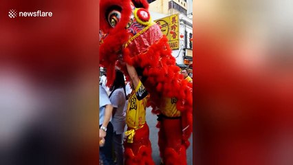 Excitement building in Kuala Lumpur's China Town ahead of New Year