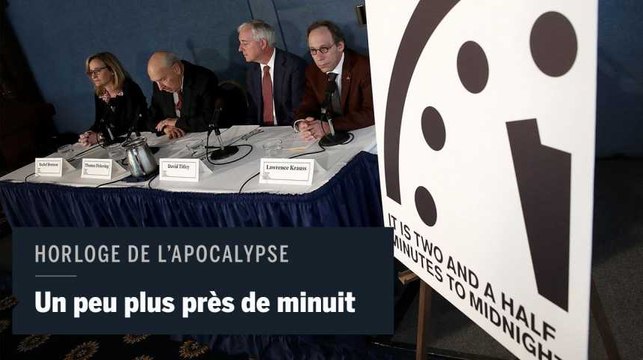 L'horloge de l'apocalypse n'a pas été si avancée depuis 64 ans