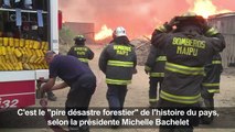 Le Chili ravagé par les feux de forêt