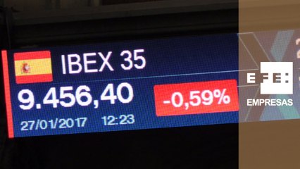 La Bolsa española pierde un 0,65% lastrada por el sector financiero