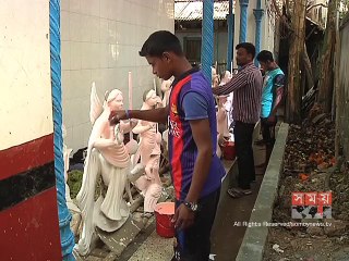 ব্রাহ্মণবাড়িয়ায় চলছে সরস্বতী পূজার প্রস্তুতি